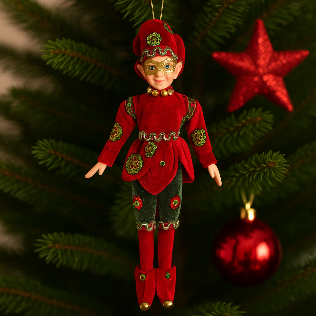 Festive Elf Ornament