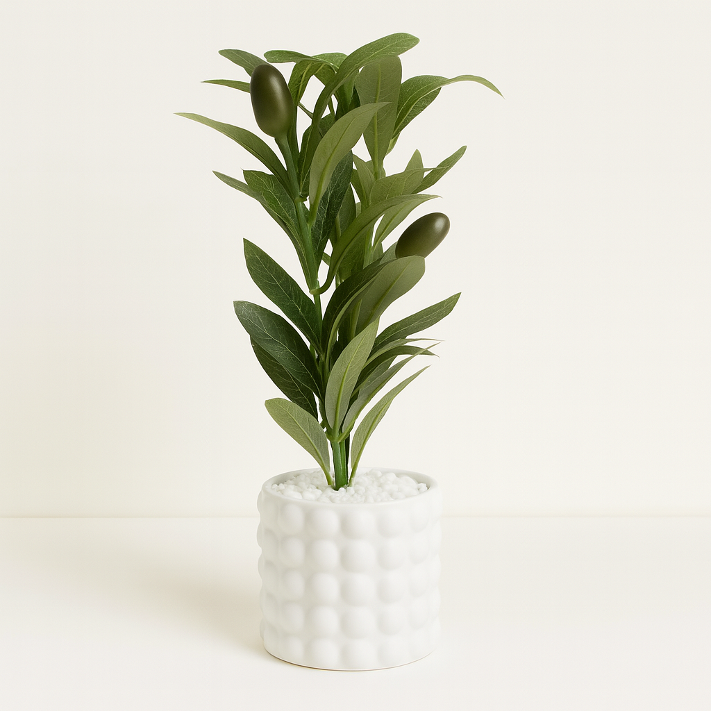Artificial Olive Decorative Plant - pack of 2