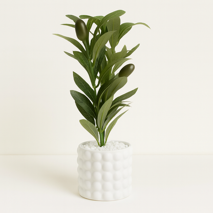 Artificial Olive Decorative Plant - pack of 2