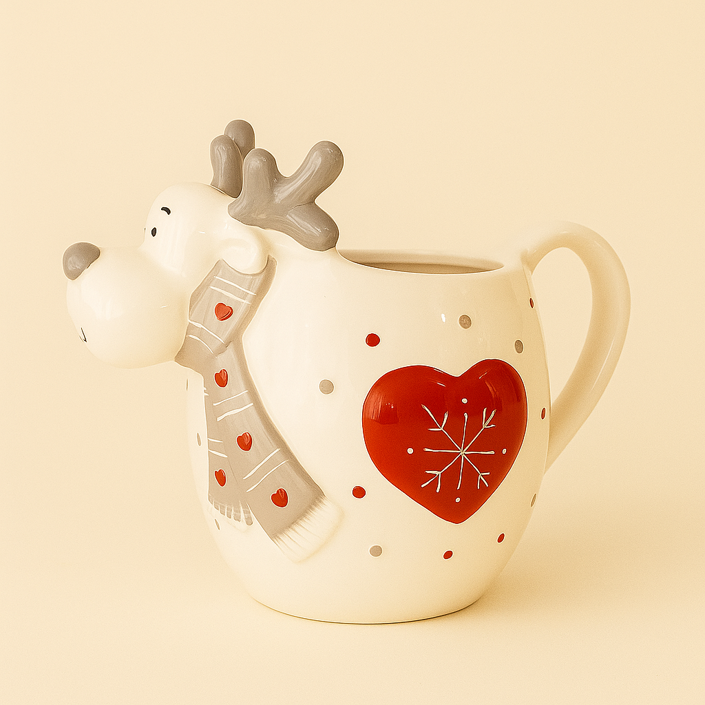 Ceramic Mini Reindeer Holder