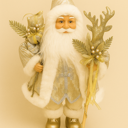 Golden Santa of Elegance – A Touch of Festive Luxury