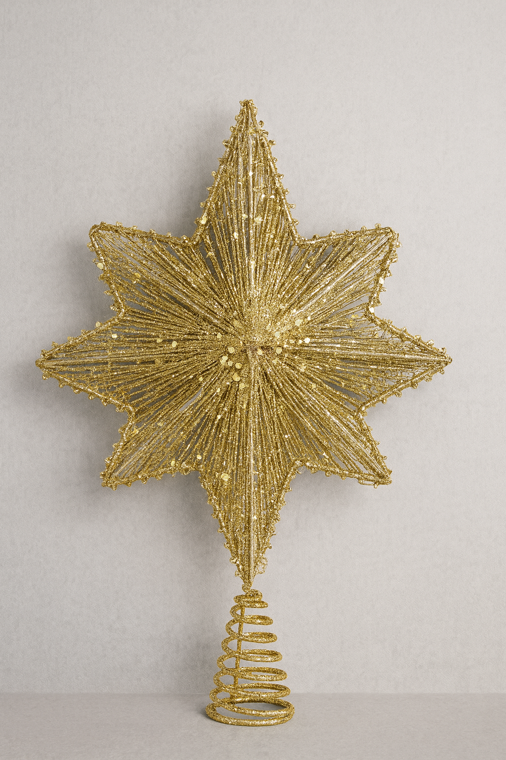 Illuminated Christmas Tree Topper Star