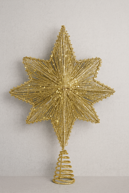 Illuminated Christmas Tree Topper Star