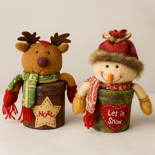 Christmas Small Boxes, Festive Touch set of 2