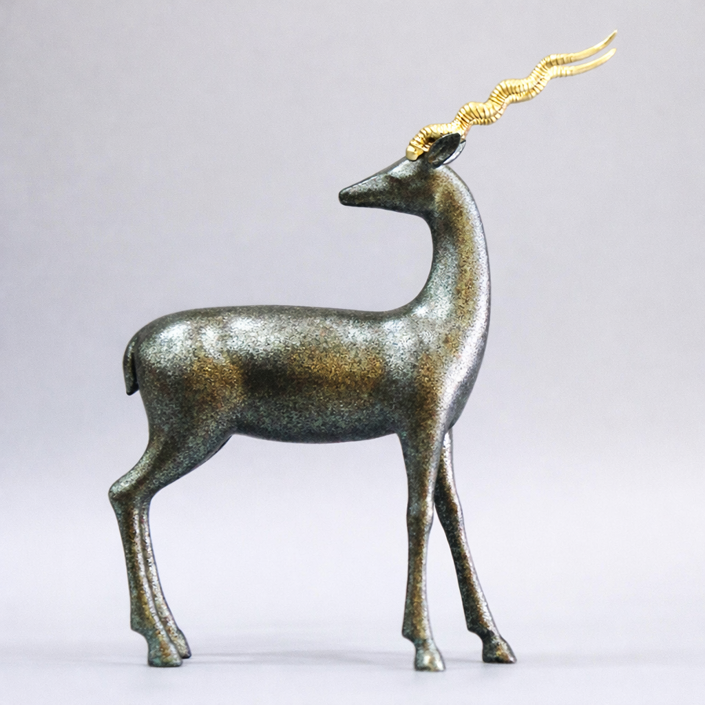 Elegant Deer Decorative Sculpture