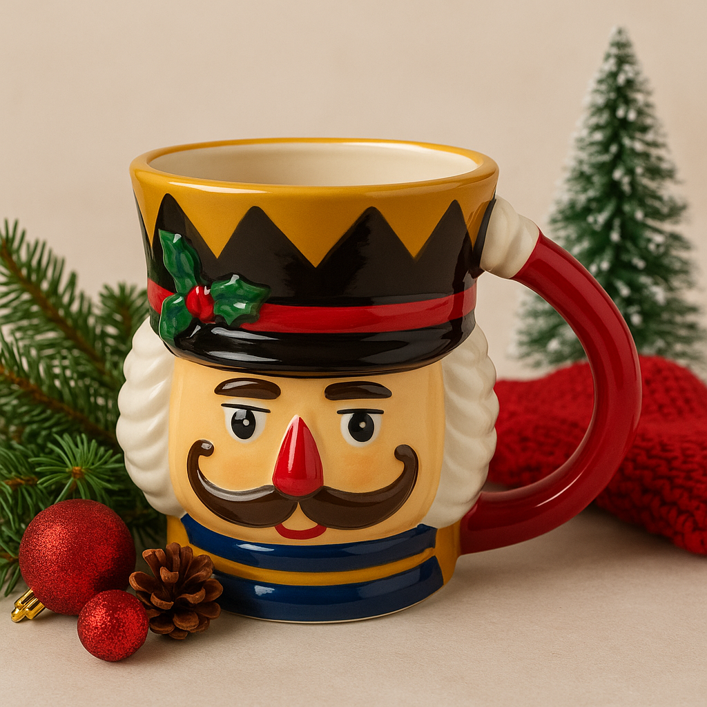 Festive Nutcracker Mugs