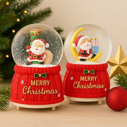 Santa Snow Globe - Medium size