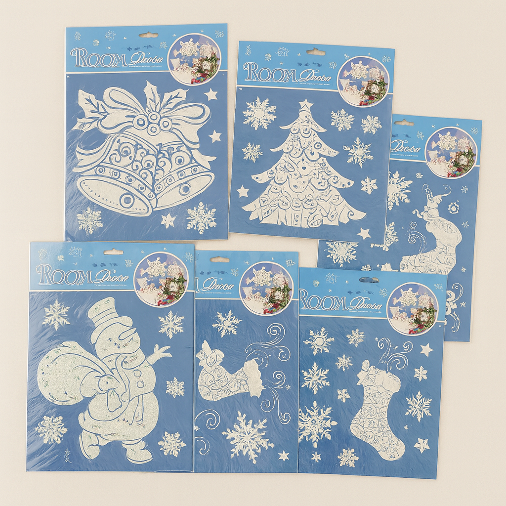 Christmas Light Sticker - pack of 5