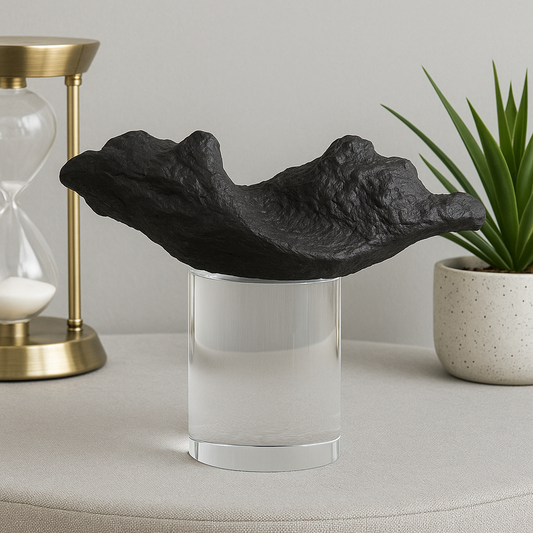 Modern Rock-Inspired Decorative Sculpture