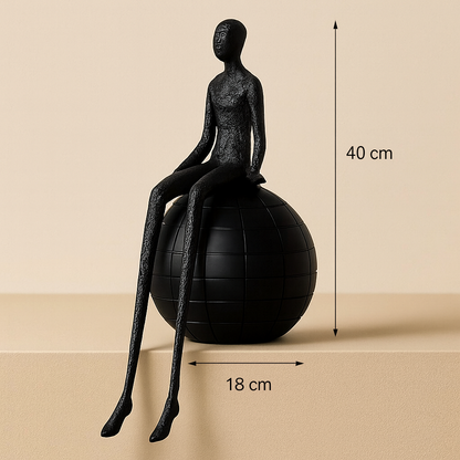 Bronze Abstract Long-Leg Figures