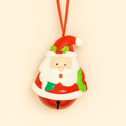 Set Of 3 Christmas Hanging Bell Ornaments