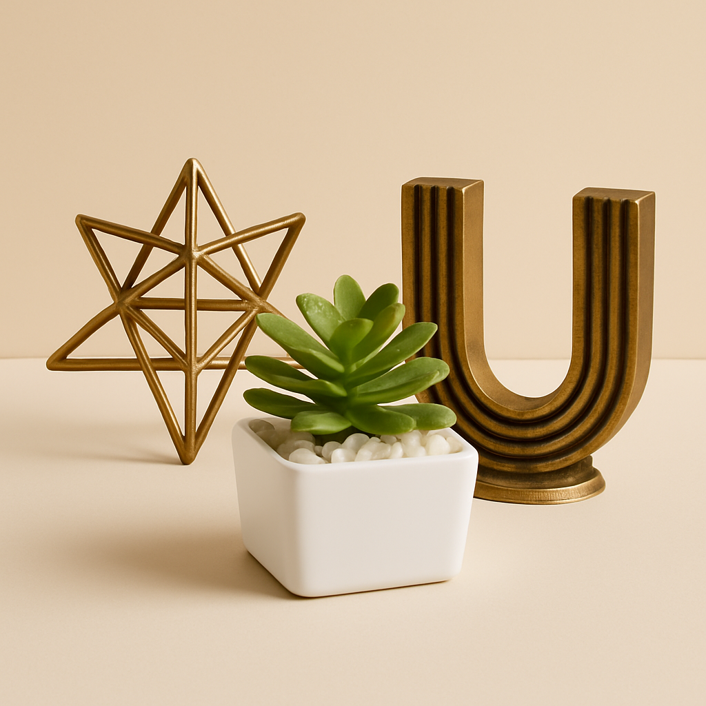 Artificial Lotus Succulent – Elegant Natural-Look Decor 🌿 (5cm) pack of 3