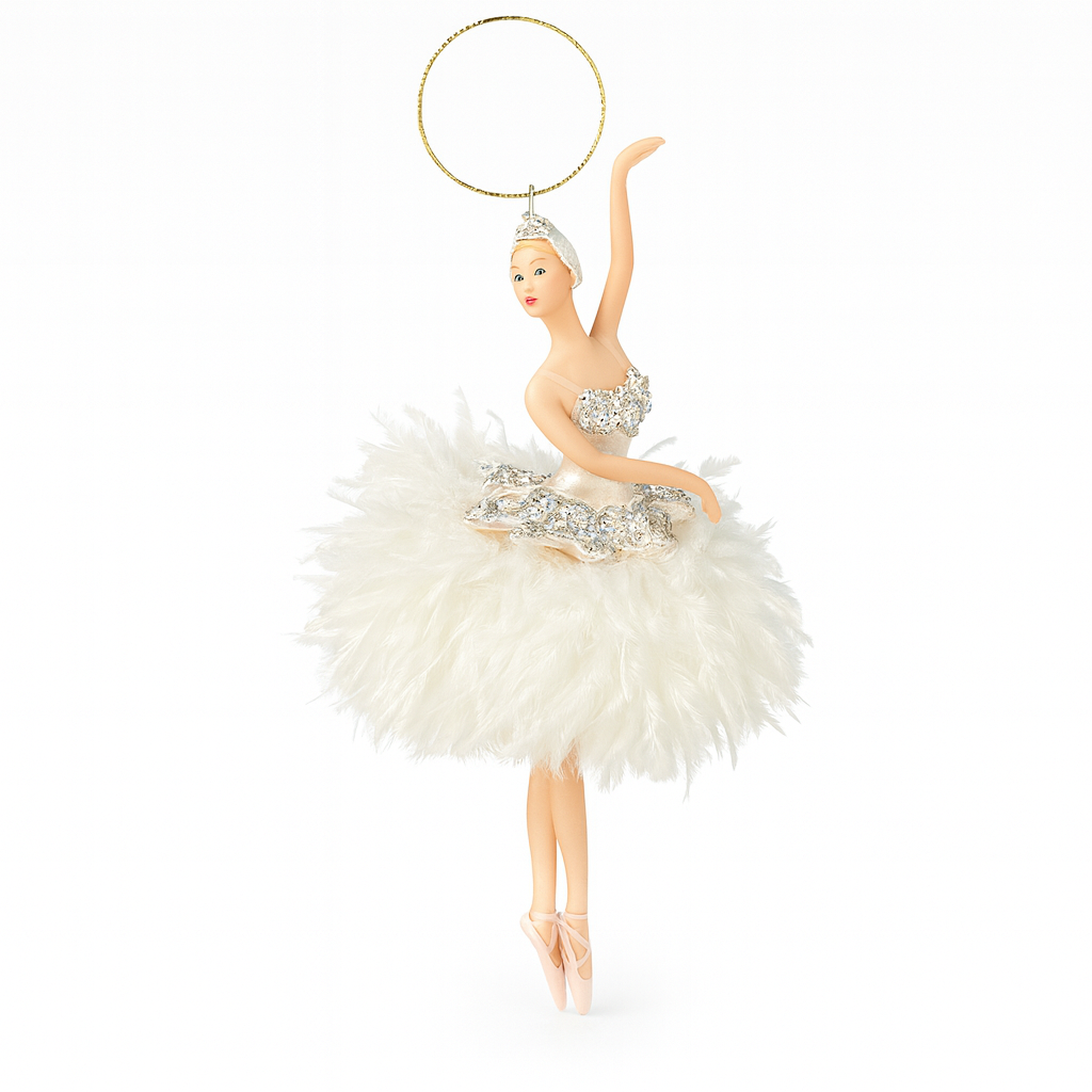 Ballerina Ornament - pack of 2