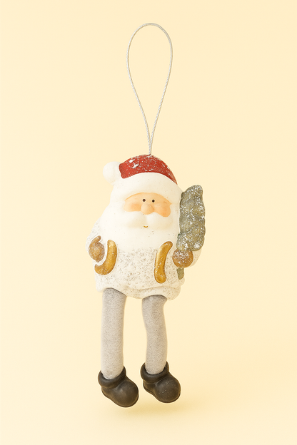 Santa Hanging Ornament-Set of 2 – Different Shapes