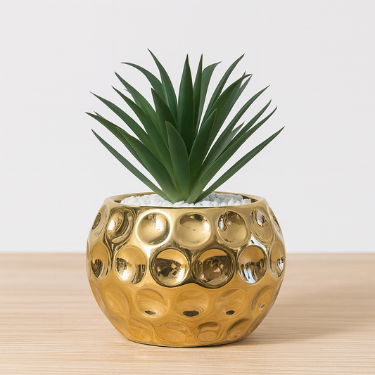 Golden Decorative Mini Plants-pack of 3