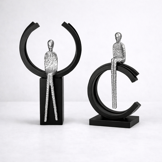 Contemporary Artistic Décor Piece set of 2
