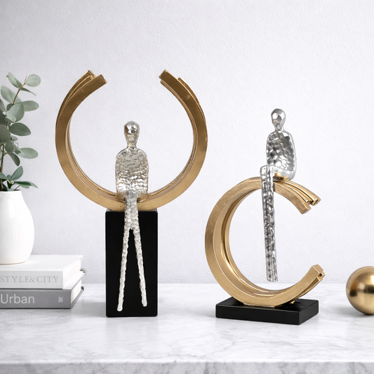 Contemporary Artistic Décor Piece set of 2