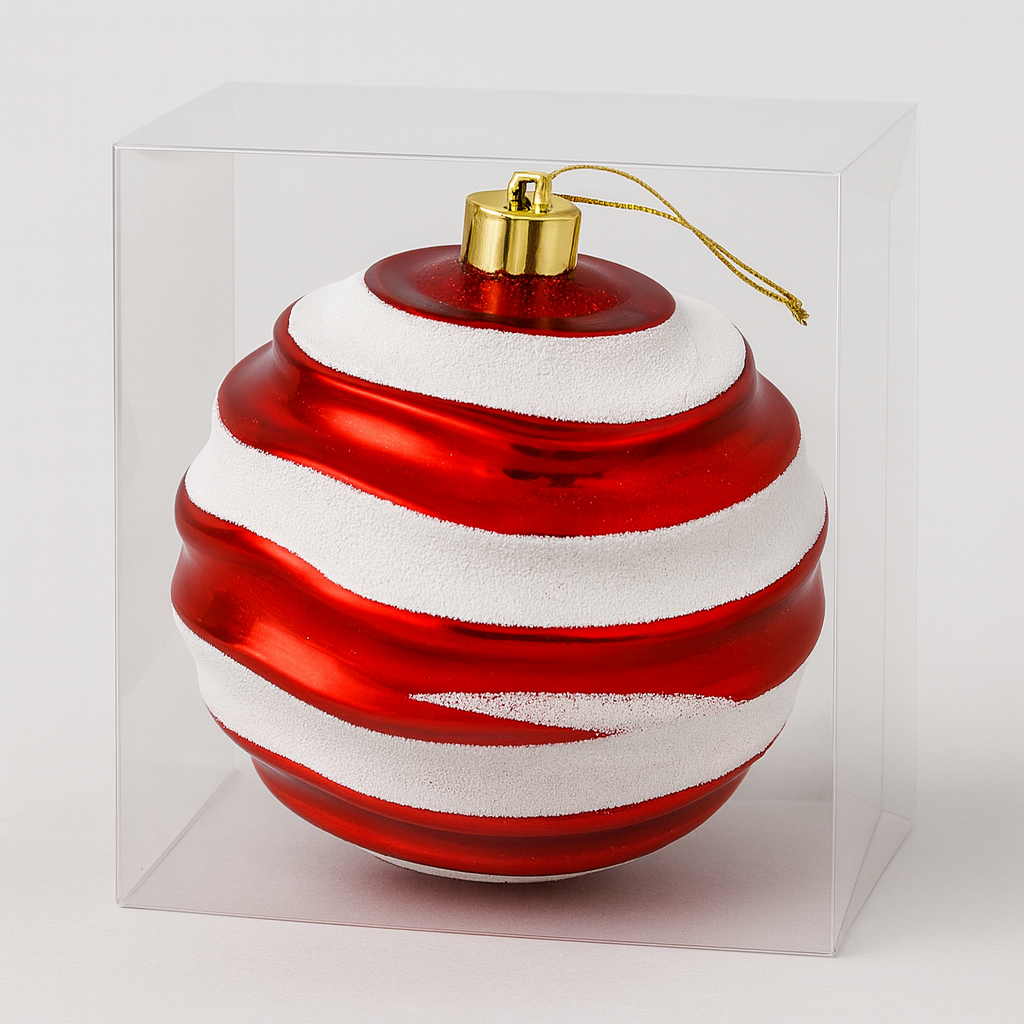 Striped Christmas Ornaments