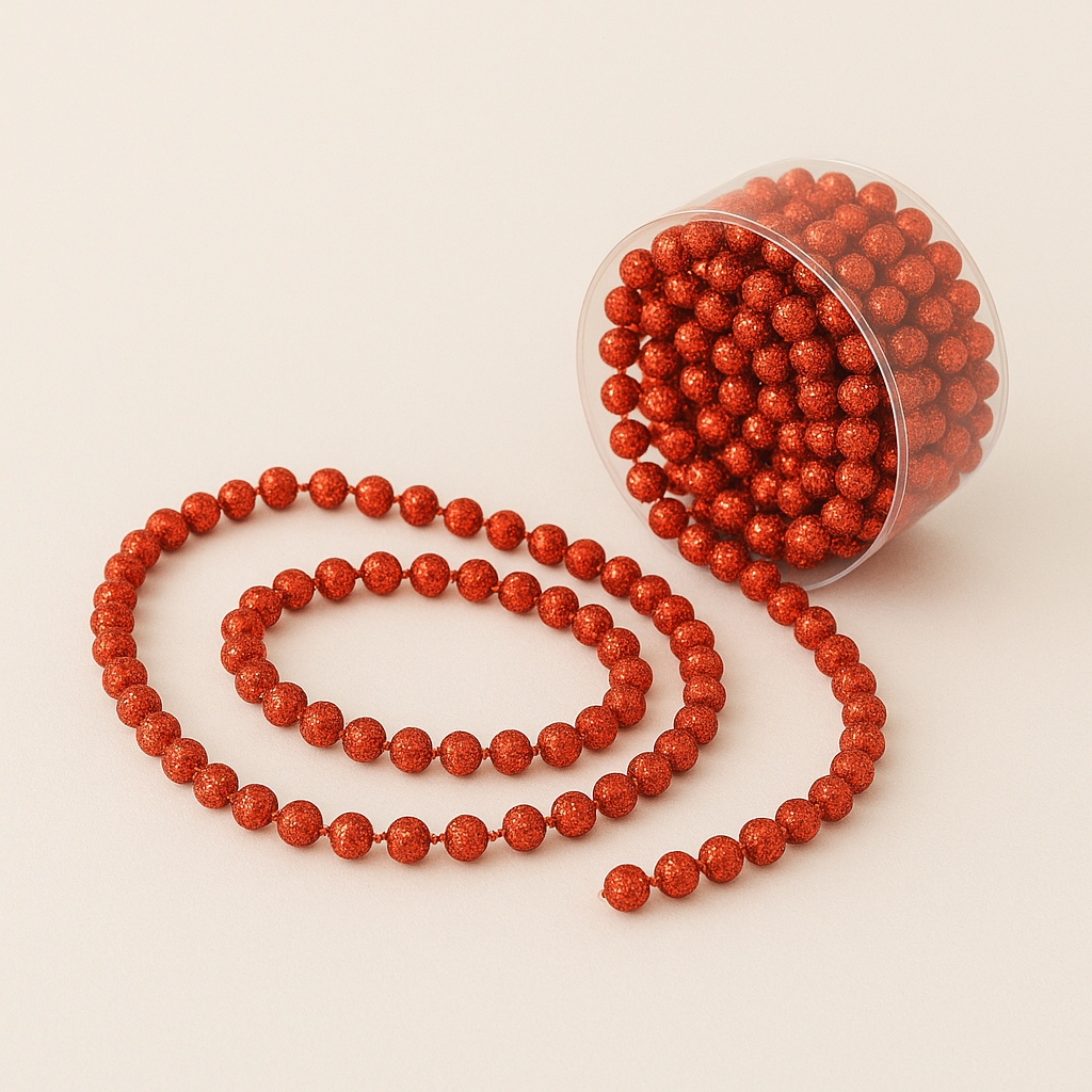 Christmas Bead Garland - pack of 2