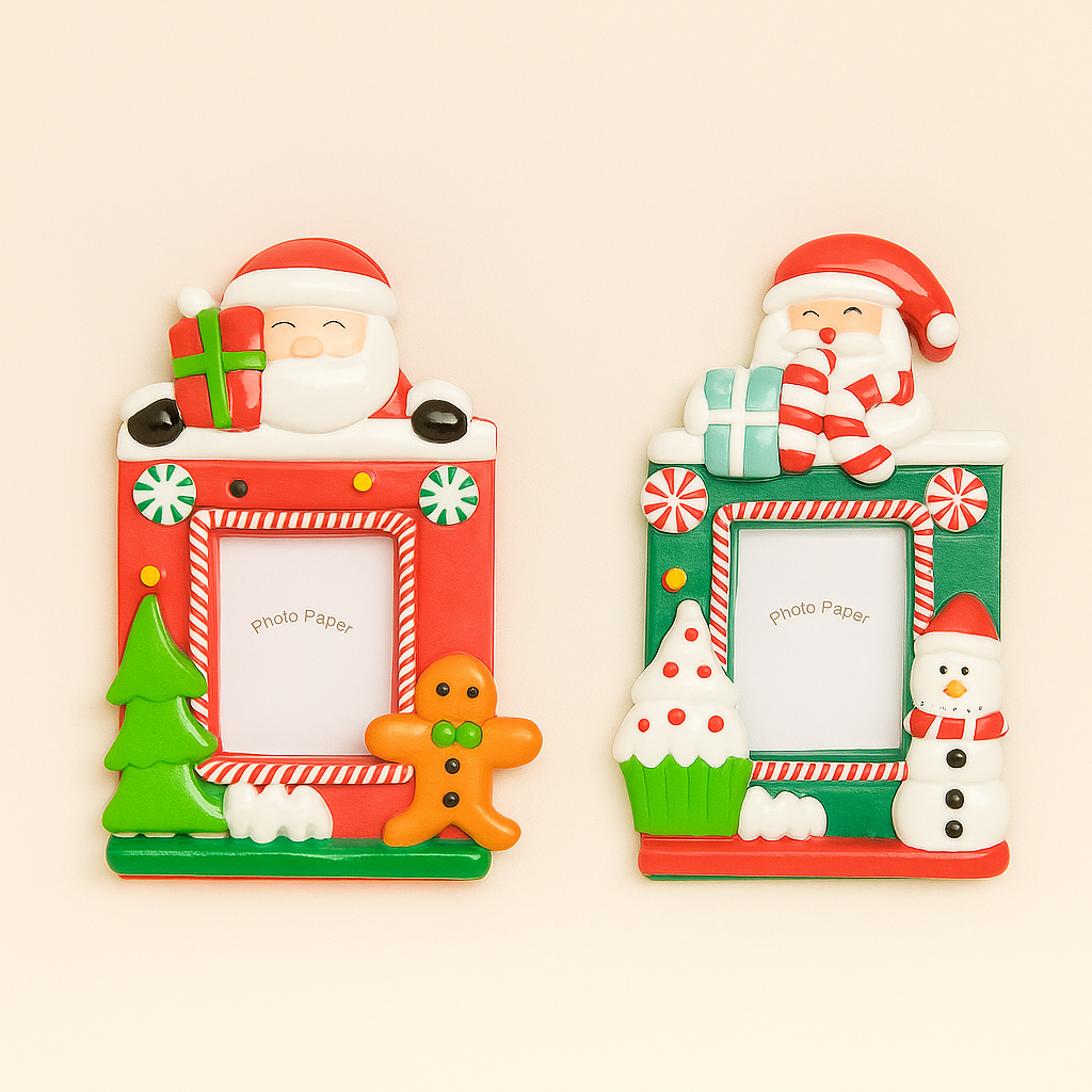 Hanging Christmas Photo Frames - Set Of 2