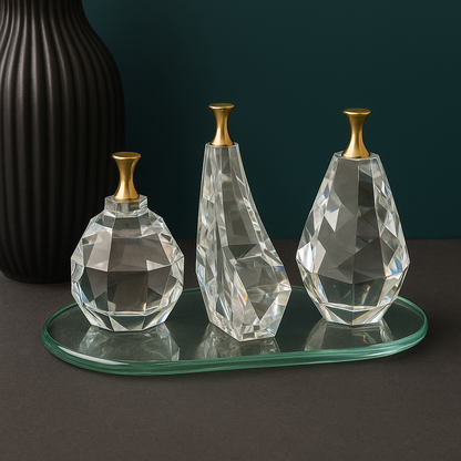 Crystal Decorative Set of 3