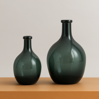 Dark Green Decorative Vases