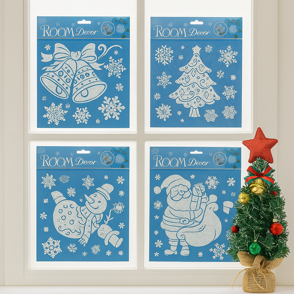 Christmas Light Sticker - pack of 5