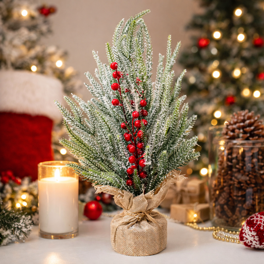 Decorative Christmas Plant for Tabletops