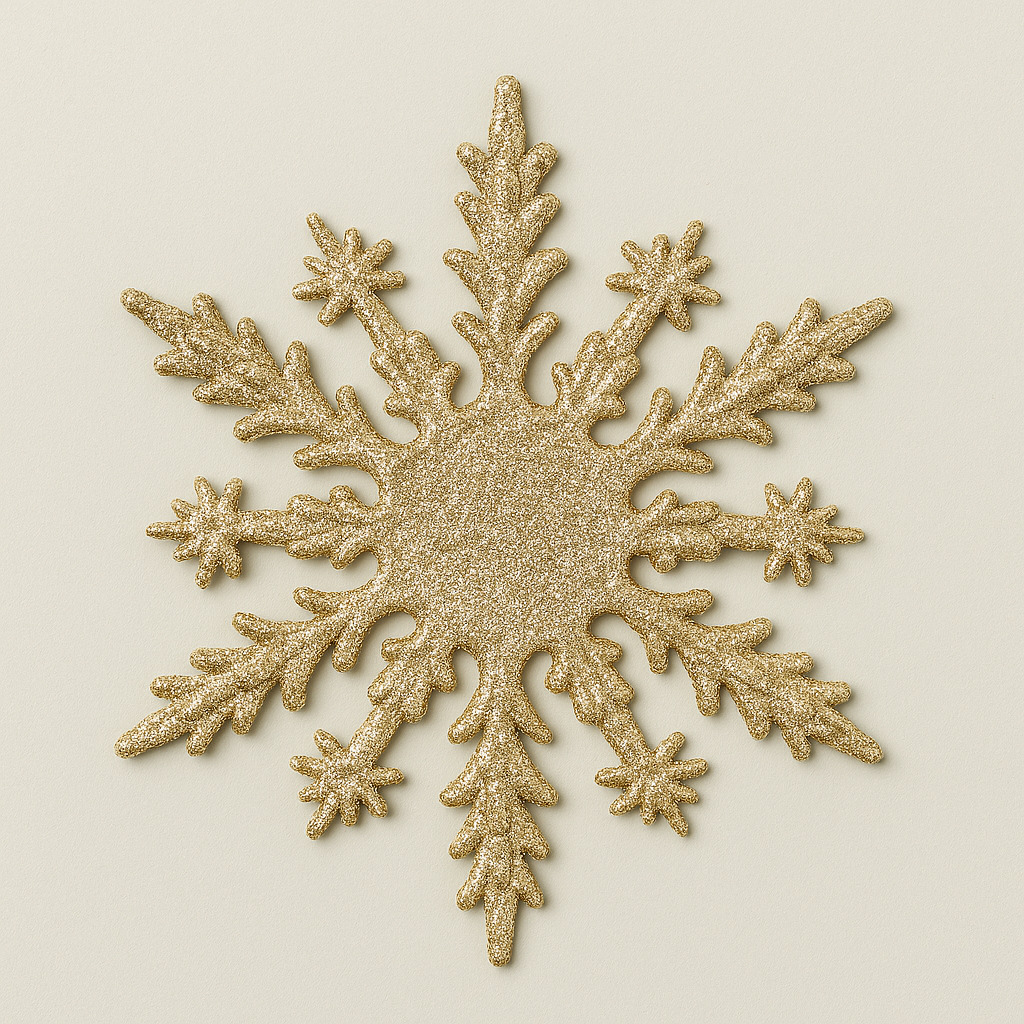 Elegant Christmas Ornaments- pack of 4