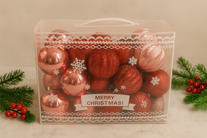 Luxury Christmas Baubles Set 16 balls