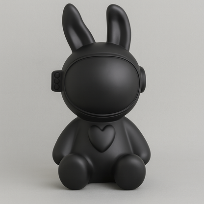 Modern Space Bunny Figurine