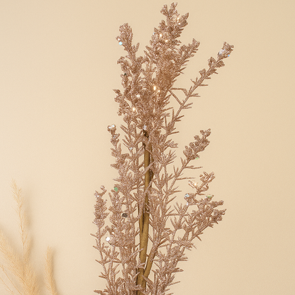 Glitter Holiday Stems – Elegant Festive Touch - Pack Of 3