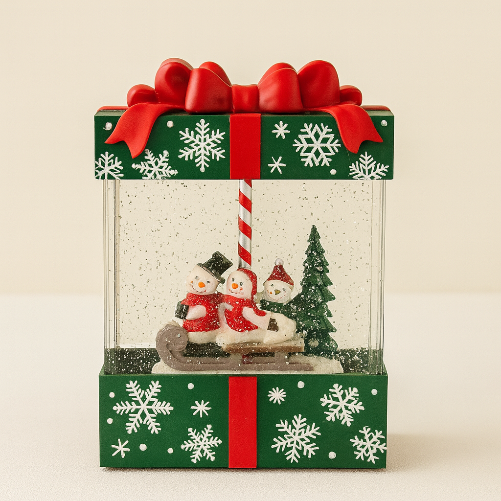 Christmas Gift Box Décor - Lighted with music