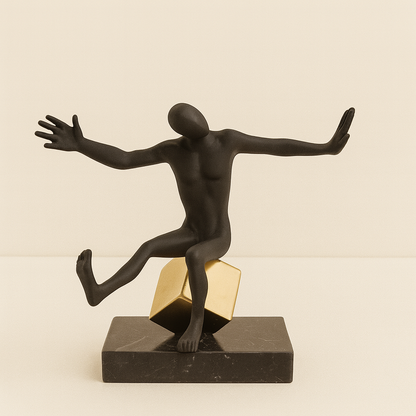 Modern Abstract Decorative Statue | Statement Piece
