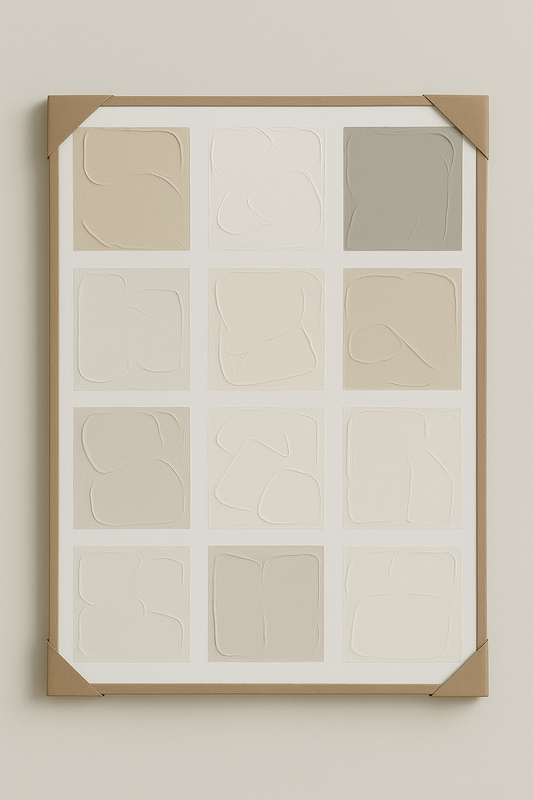 Minimalist Textured Wall Art – Neutral Palette
