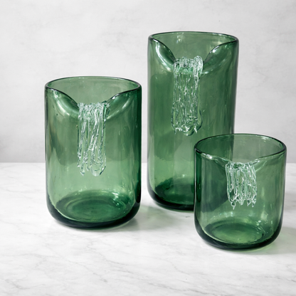 Decorative Glass Vases set of 3